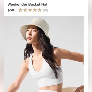 Alo Weekender Bucket Hat NEW $58 XS/S